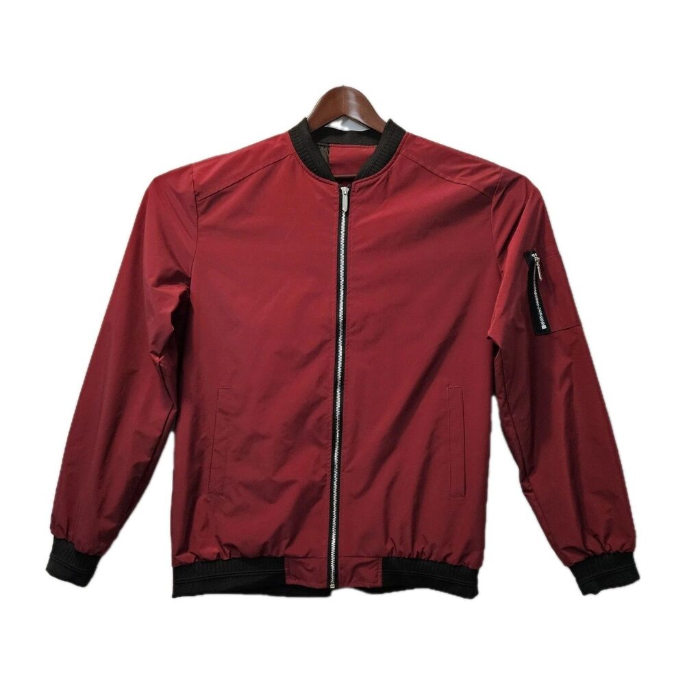 Vogue FS Burgundy Lightweight Bomber Jacket - Men's X Large